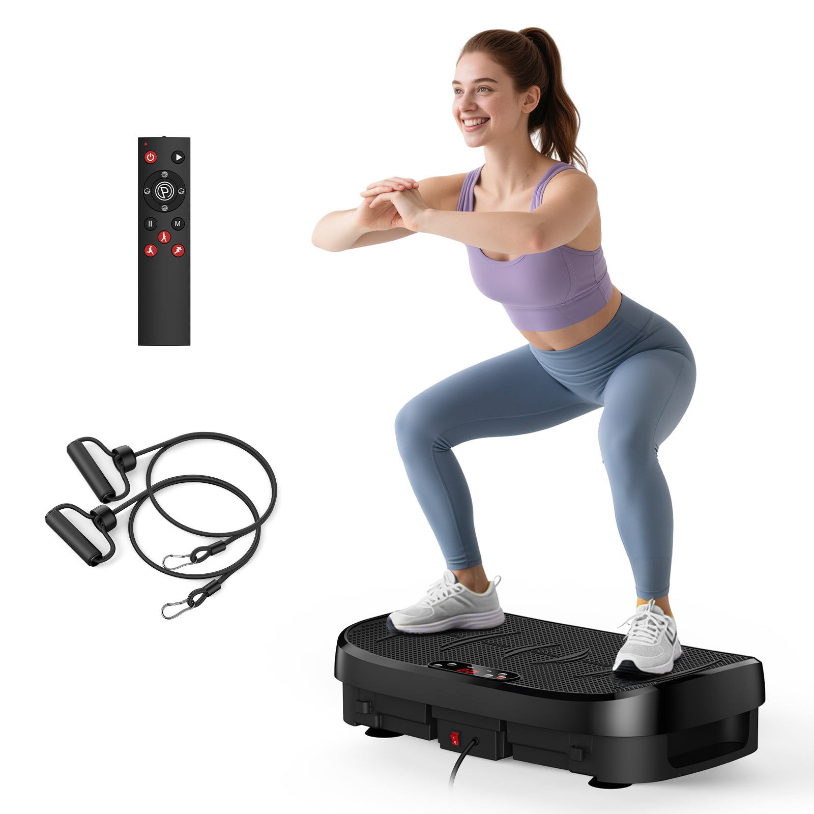 Home Gym Equipment Amazon - Vibrationsplatte zur Fettverbrennung, Fitness-Plattform für den