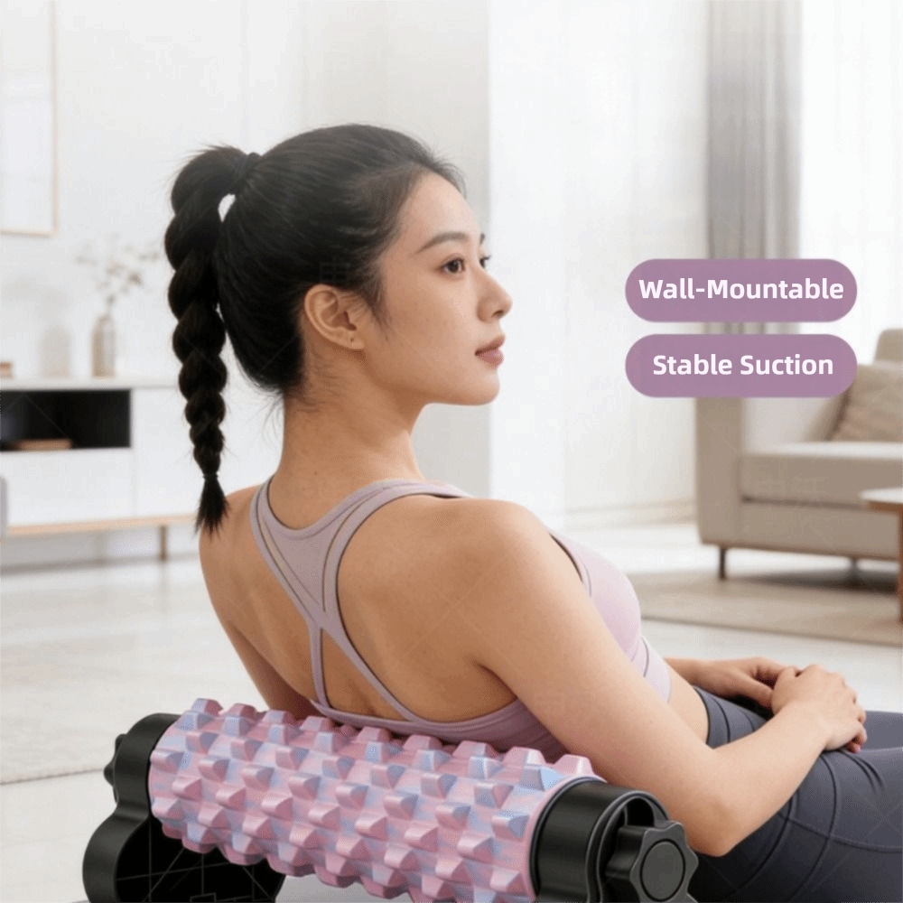 Home Gym Body Solid - Solide Schaumstoff-Massagerolle mit Saugnapf zur Muskelentspannung,
