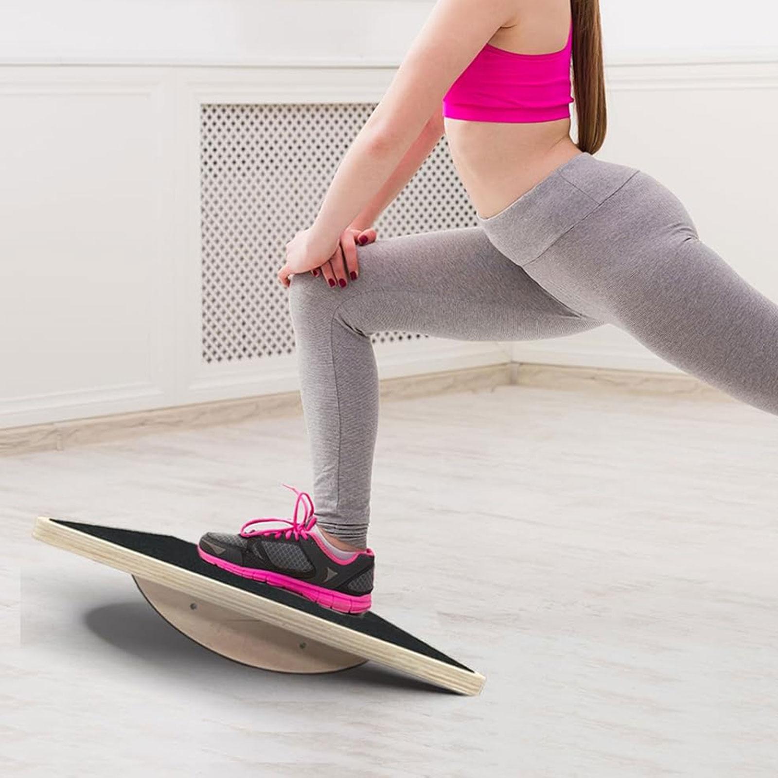 Home Gym Body Solid - Massivholz Wackelbrett Heimfitness Balance-Plank Gleichgewichtsübungsgerät zur