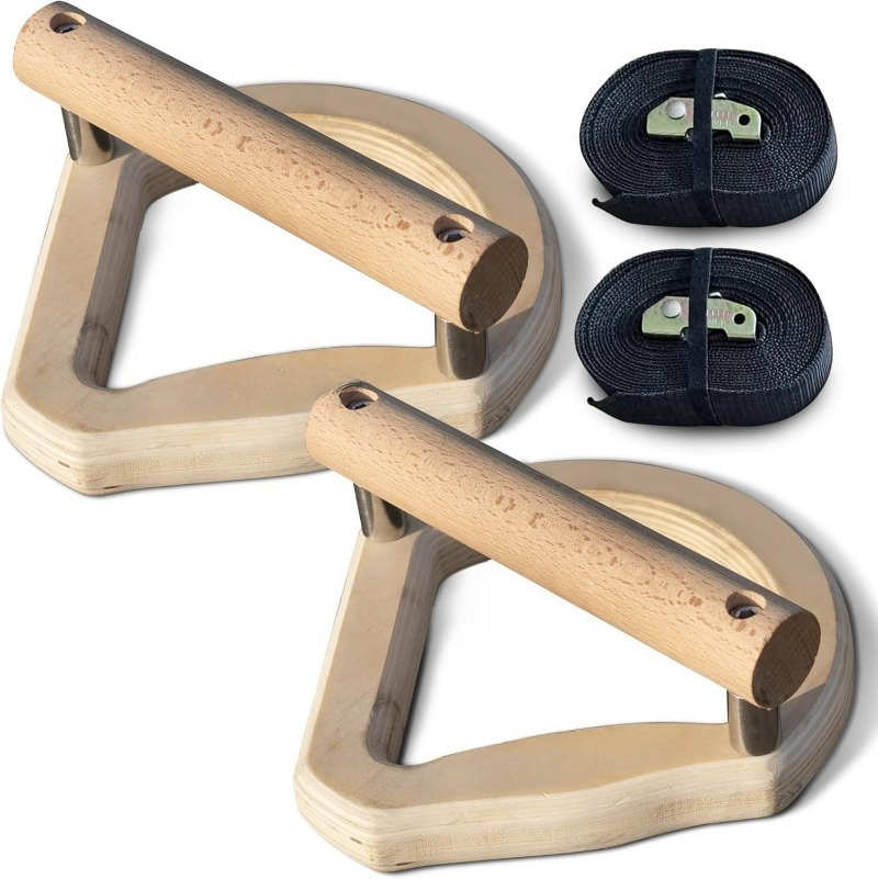 Home Gym Body Solid - Indoor-Heim-Fitnessgerät aus Massivholz, Liegestützgriffe, multifunktionales tragbares
