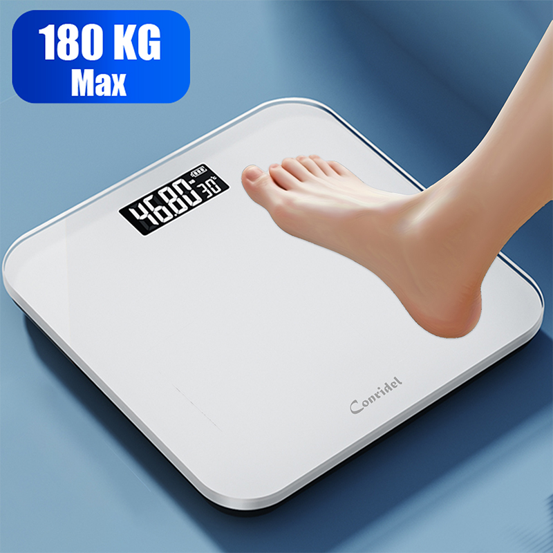 Home Gym Body Solid - Conridel Hochpräzise digitale Badezimmerwaage, digitale Anzeige,