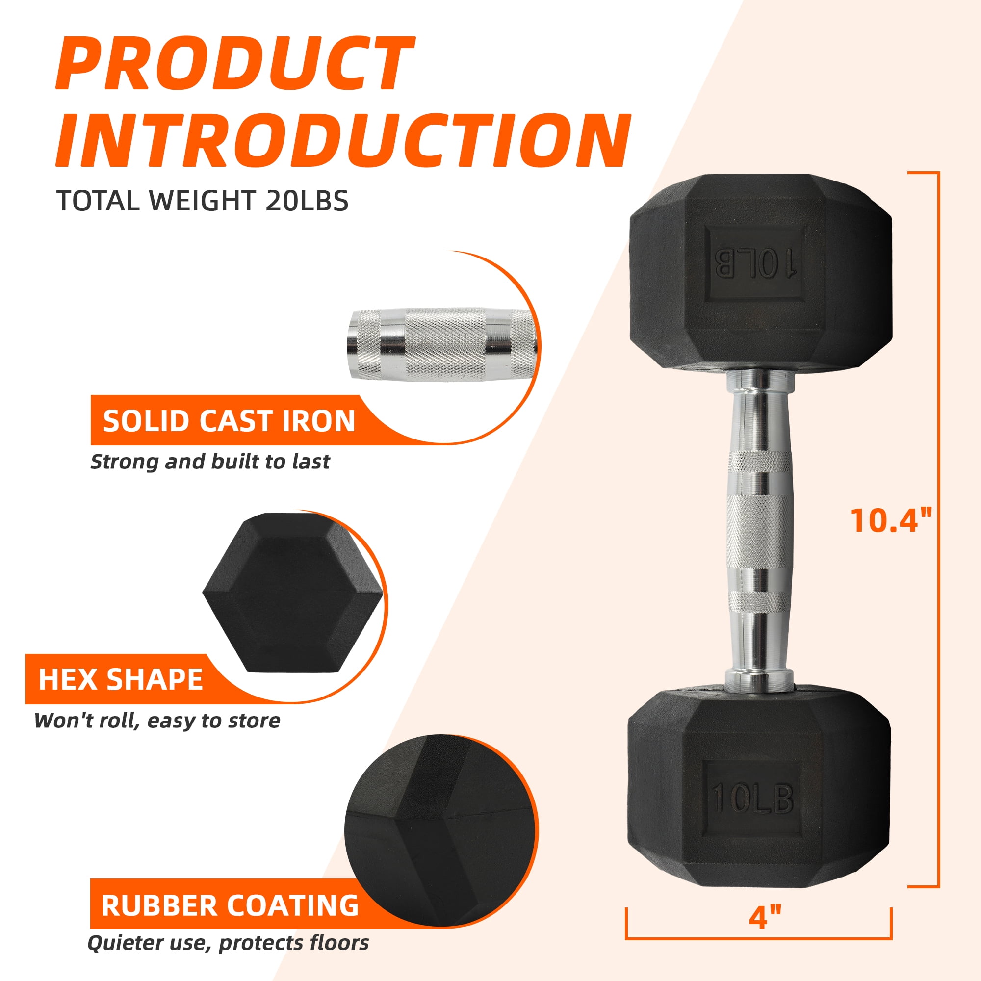 Gummibeschichtete Hex-Hantel 1 – Home Gym Equipment Amazon Bewertung und Preis