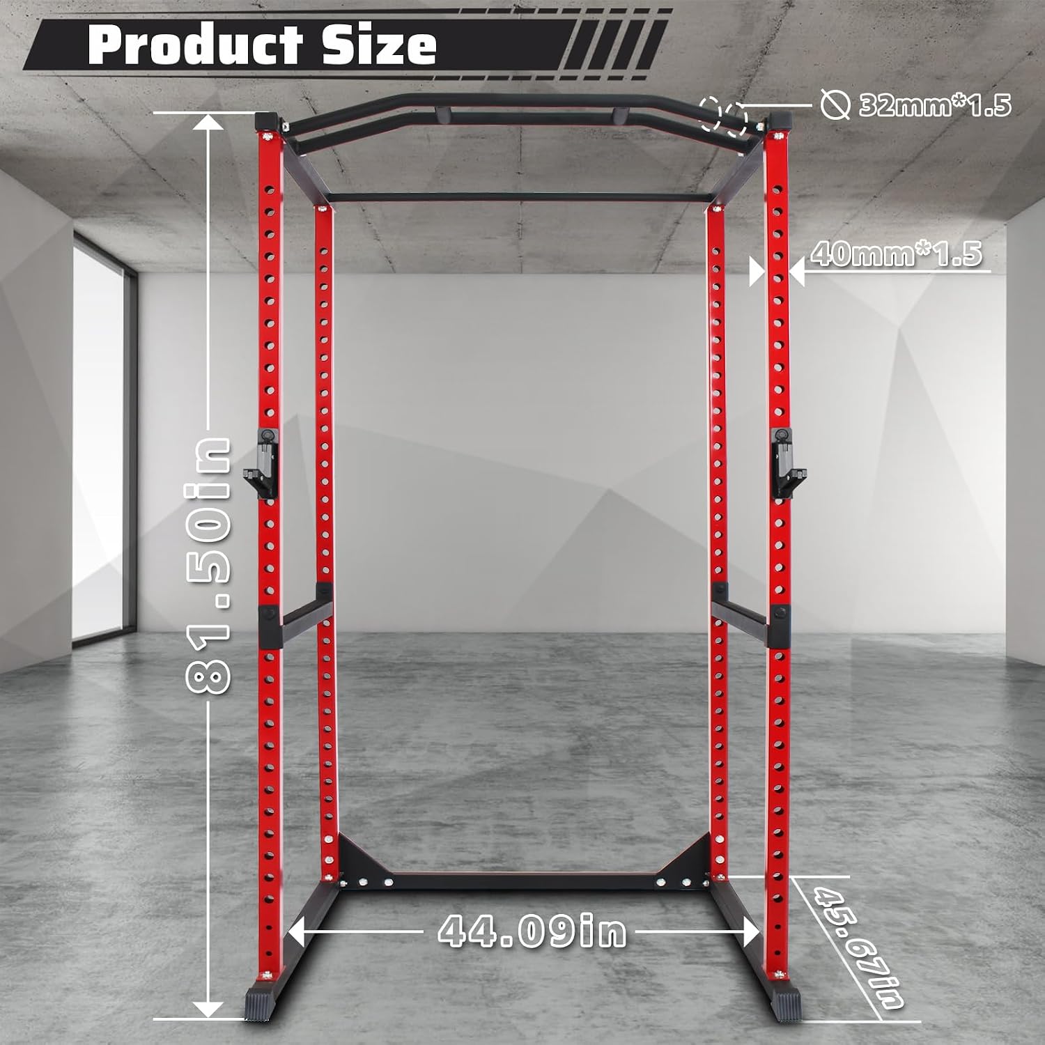 800Lb Power Cage Squat Rack mi – Home Gym Half Rack Bewertung und Preis