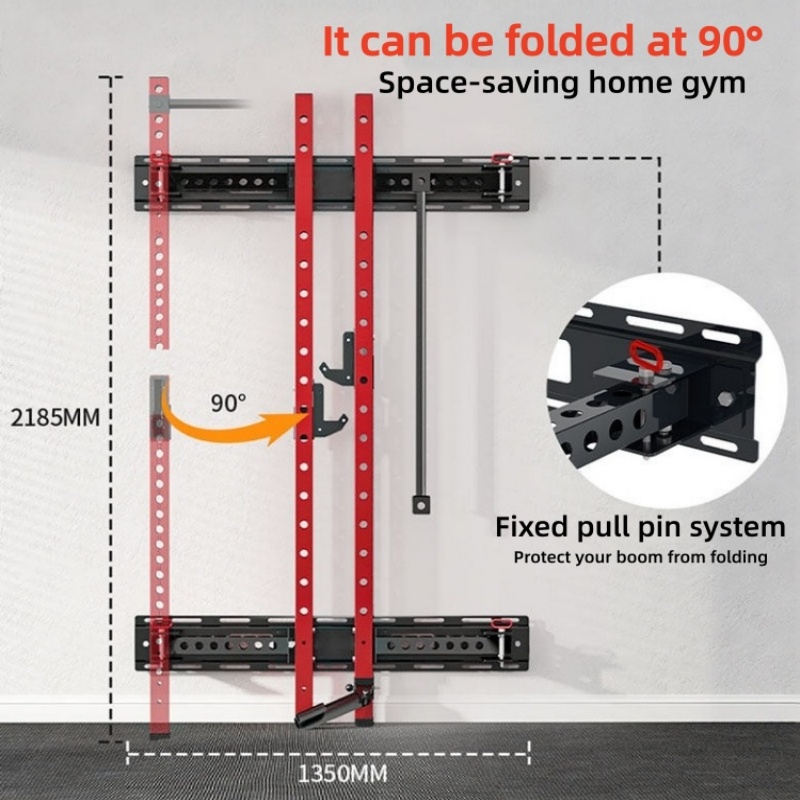 Verstellbarer Power Cage Wandm – Home Gym Half Rack Bewertung und Preis